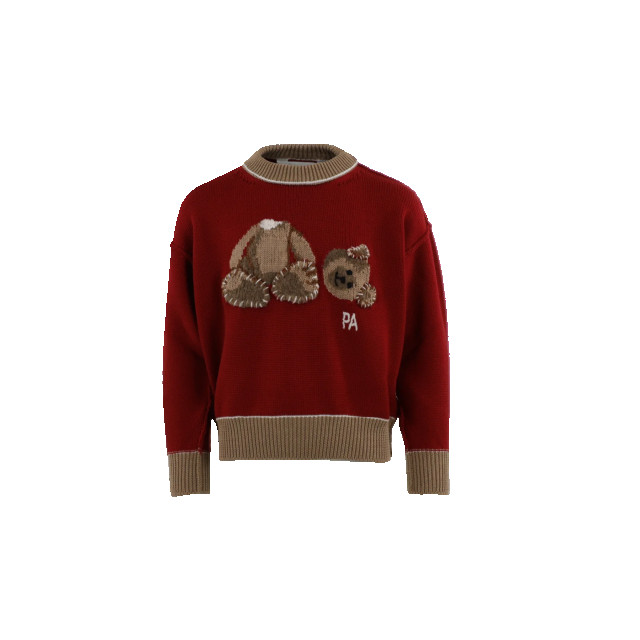 Palm Angels Kids bear sweather red PBHA001F21KNI002-2560 large