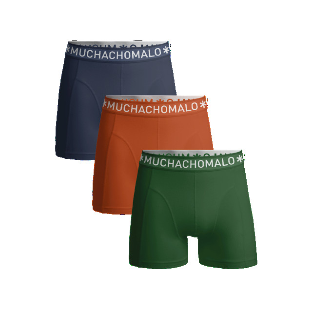 Muchachomalo Boys 3-pack boxer shorts solid SOLID1010-615Jnl_nl large