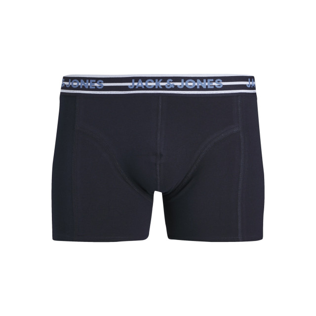 Jack & Jones Heren boxershorts trunks jacpeter blauw/grijs/donkerblauw 3-pack 12251419 large