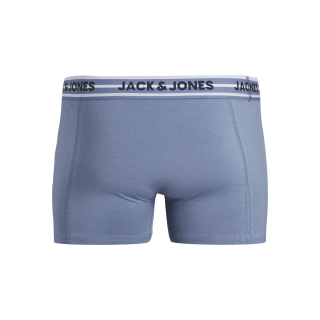 Jack & Jones Heren boxershorts trunks jacpeter blauw/grijs/donkerblauw 3-pack 12251419 large