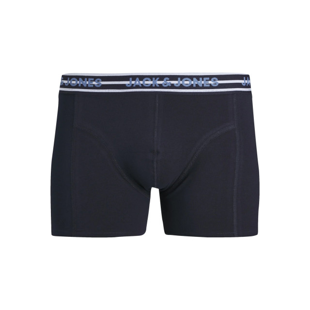 Jack & Jones Heren boxershorts trunks jacpeter blauw/grijs/donkerblauw 3-pack 12251419 large