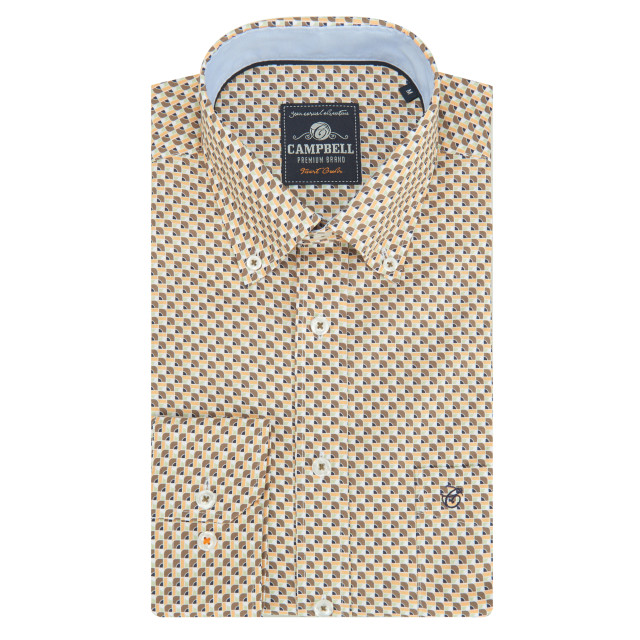 Campbell Casual overhemd met lange mouwen 088323-004-XL large