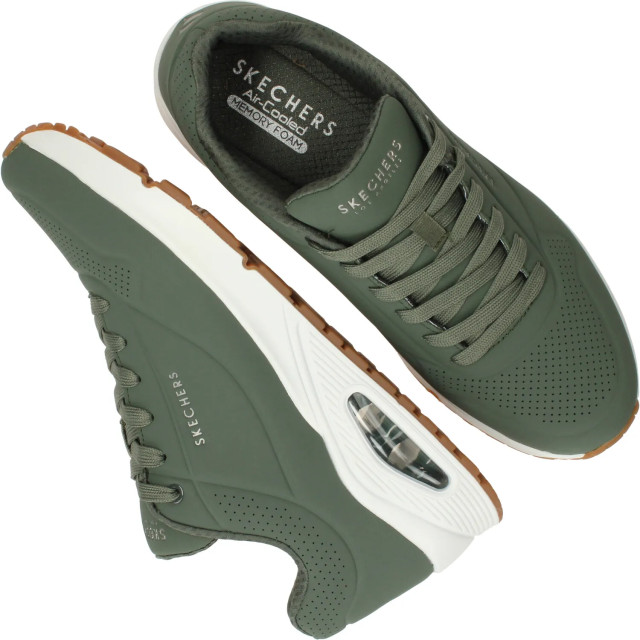 Skechers 52458 Uno Stand On Air Sneakers Groen 52458 Uno Stand On Air large
