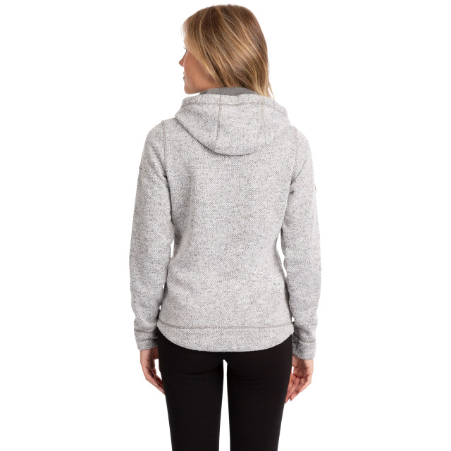 Trespass Dames reserve fleece vest met capuchon UTTP4919_stormgrey large