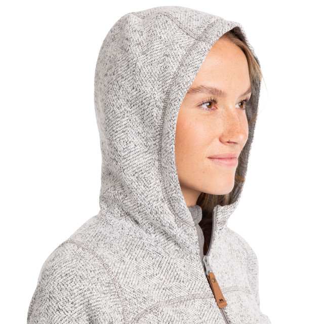 Trespass Dames reserve fleece vest met capuchon UTTP4919_stormgrey large