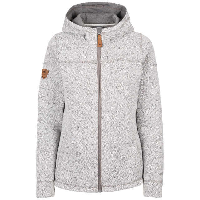 Trespass Dames reserve fleece vest met capuchon UTTP4919_stormgrey large