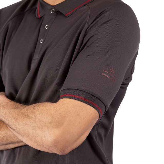 Trespass Heren bonnington polo top UTTP4836_darkgrey large