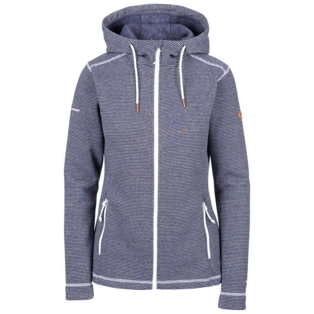 Trespass Dames rootless stripe marl at200 fleecejack UTTP5789_navy large