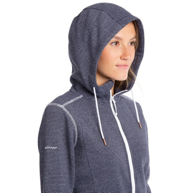 Trespass Dames rootless stripe marl at200 fleecejack UTTP5789_navy large