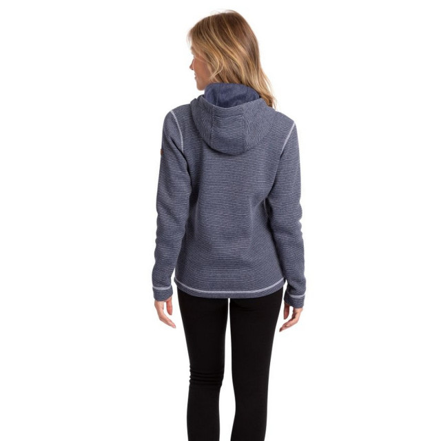 Trespass Dames rootless stripe marl at200 fleecejack UTTP5789_navy large