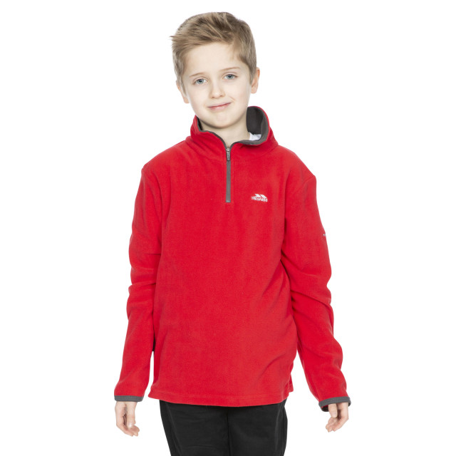 Trespass Jongens etto half zip fleece sweater UTTP3341_red large