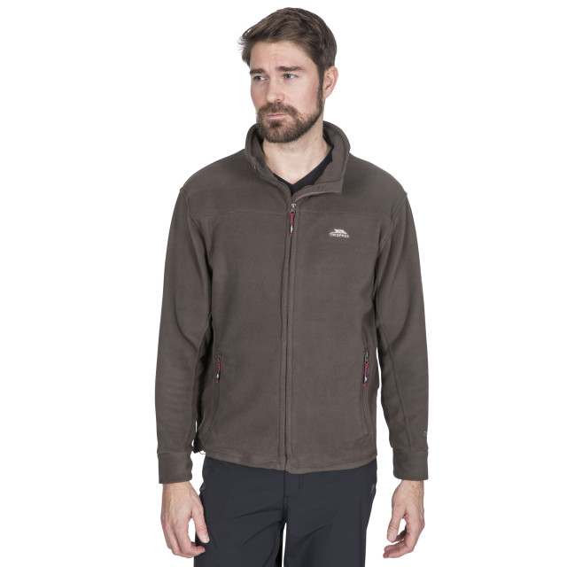Trespass Heren bernal full zip fleece vest UTTP254_khaki large Trespass Heren bernal full zip fleece vest UTTP254_khaki large