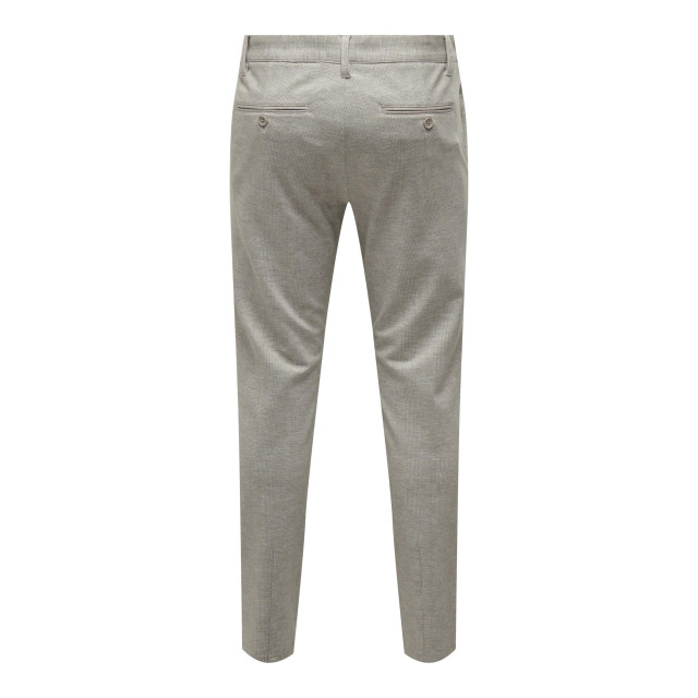 Only & Sons onsmark slim check 020919 pant noos 22028113 chinchilla 05519.829.0006 large