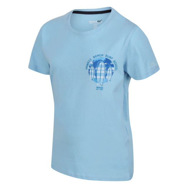 Regatta Kinder/kids bosley v bedrukt t-shirt UTRG7443_powderblue large