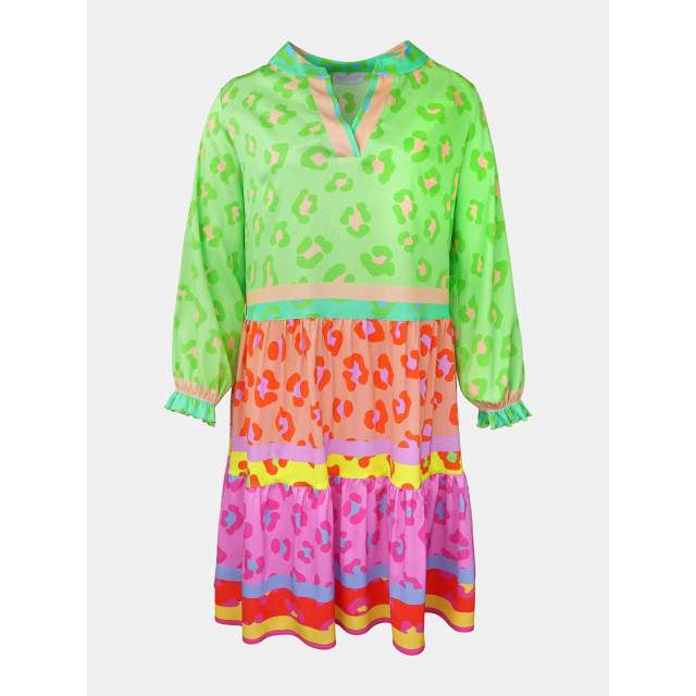 Mucho Gusto Jurk san rafael luipaard Jurk San Rafael Multicolor Luipaard large