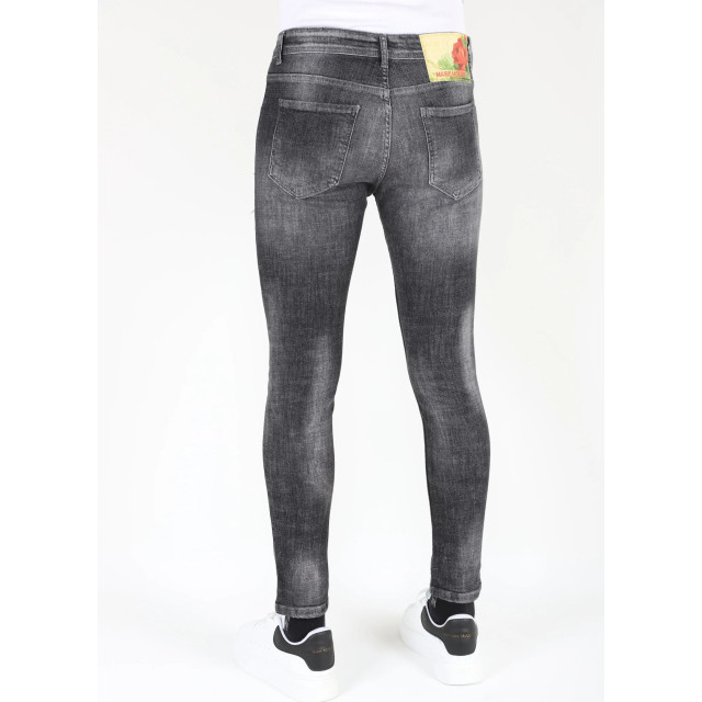 Mario Morato Slim fit street fashion cotton jeans met scheuren mm110 1979 / 110 large