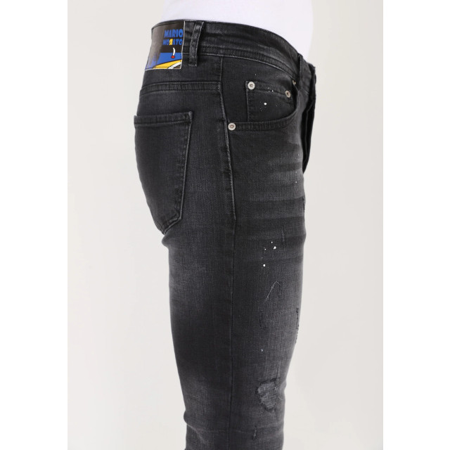 Mario Morato Slim fit stretch jeans met gaten mm113 1979 / 113 large