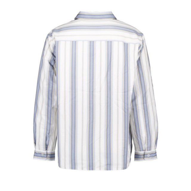 Olaf Hussein Padded stripe overshirts M160509 large
