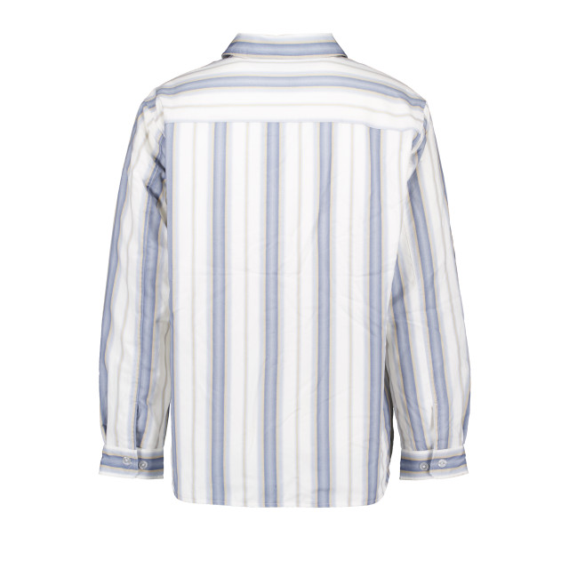 Olaf Hussein Padded stripe overshirts M160509 large