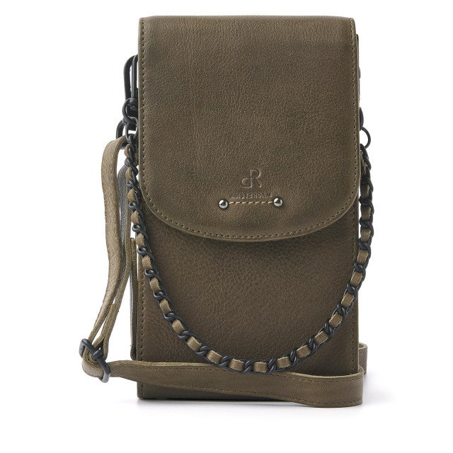 dR Amsterdam Schoudertas / portemonnee 933627_Olive|one size large