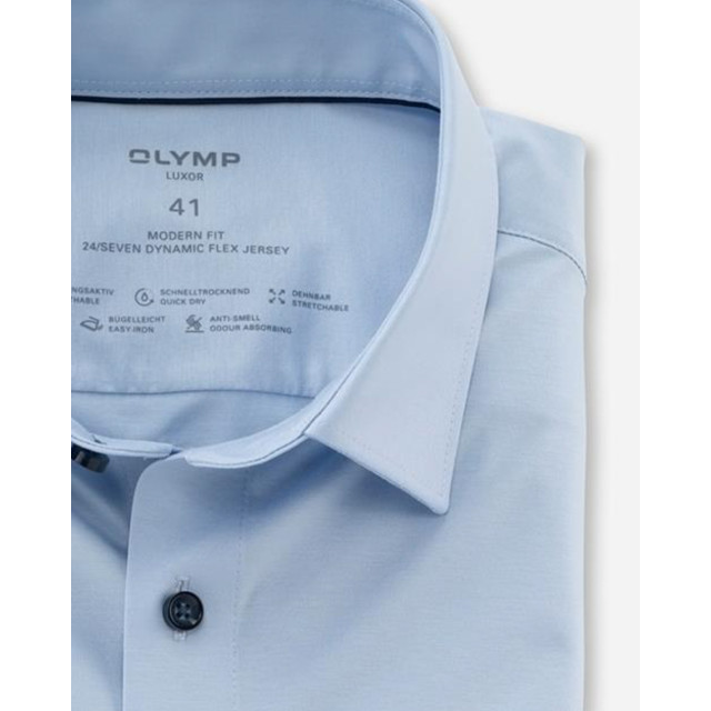 Olymp Luxor 24/7 modern fit overhemd met lange mouwen 074108-001-44 large