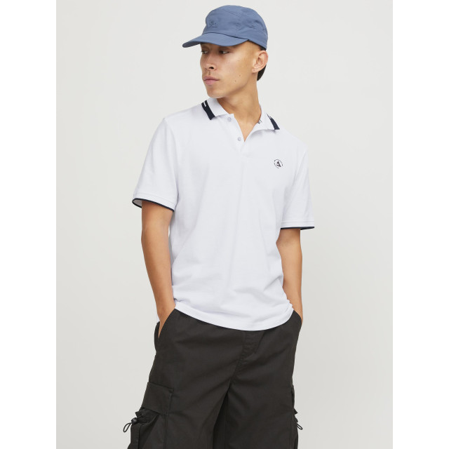 Jack & Jones Jcohass logo polo ss ln 12252395 large