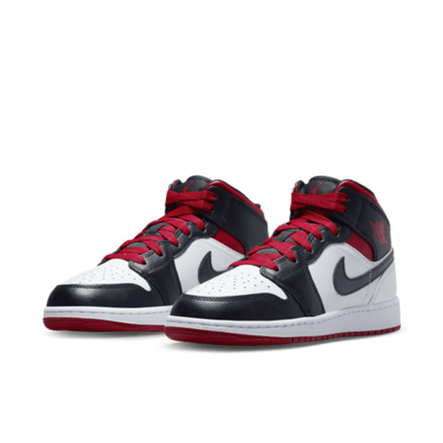 Nike Air jordan 1 mid gym red black toe (gs) DQ8423-106 large