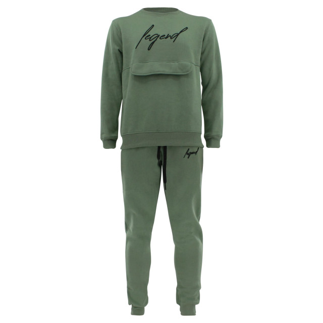 Legend Sports Joggingpak sweater heren/dames signature line zwart copy PROSW27suitswgreenM large