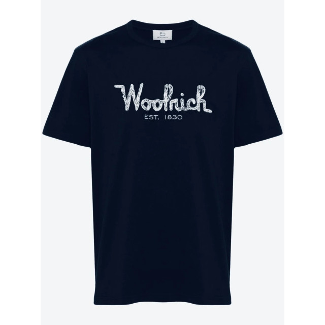 Woolrich Men embroidered logo t-shirt melton 148971865 large