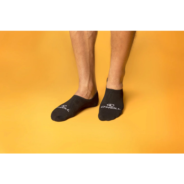 O'Neill Footies sokken heren / dames no show 710003 zwart 3-pack 710003-Zwart large