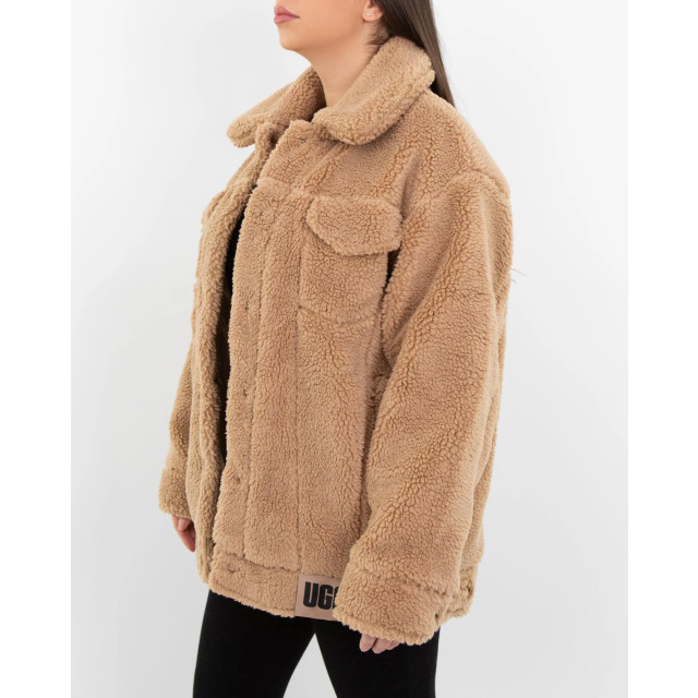 UGG Australia Dames sherpa trucker jacket camel 1113951-CAM large