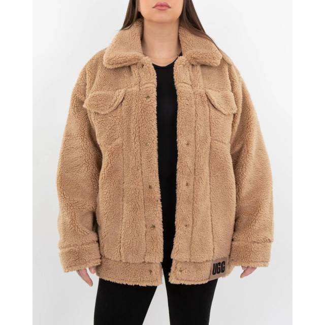 UGG Australia Dames sherpa trucker jacket camel 1113951-CAM large