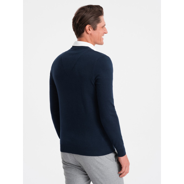 Ombre Trui heren vaste overhemd kraag - marino 0102-NAVY large