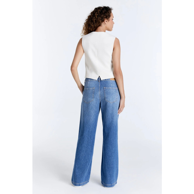 Cup of Joe Maxine wide leg jeans medium blue COJ Maxine MediumBlue large