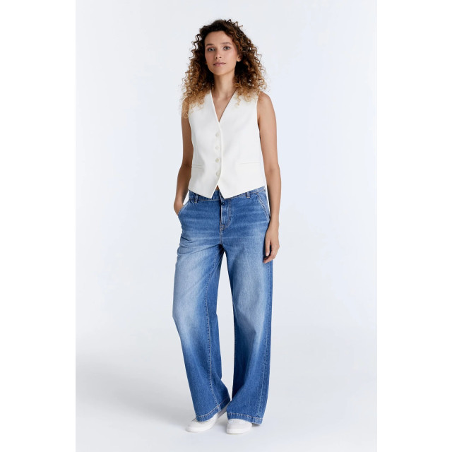 Cup of Joe Maxine wide leg jeans medium blue COJ Maxine MediumBlue large