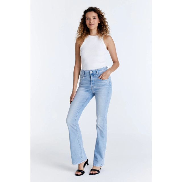 Cup of Joe Matilda dames flare jeans light blue COJ Matilda Light Blue large Cup of Joe Matilda dames flare jeans light blue COJ Matilda Light Blue large