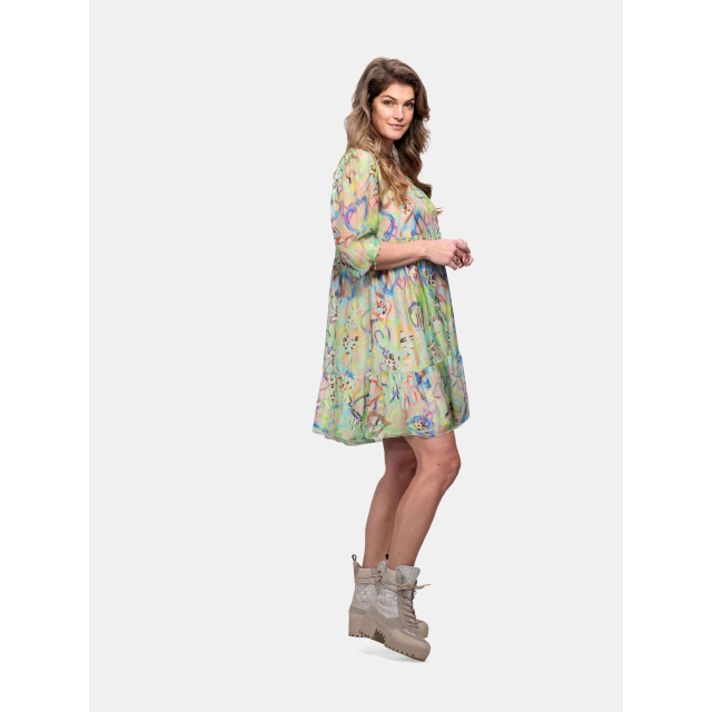 Mucho Gusto Jurk montemerano groene harten Jurk Montemerano Groene Harten large