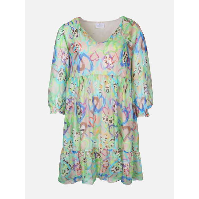 Mucho Gusto Jurk montemerano groene harten Jurk Montemerano Groene Harten large