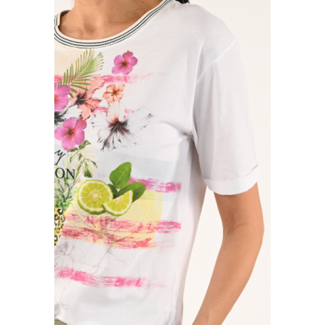 Sani Blu T-shirt korte mouw wit large
