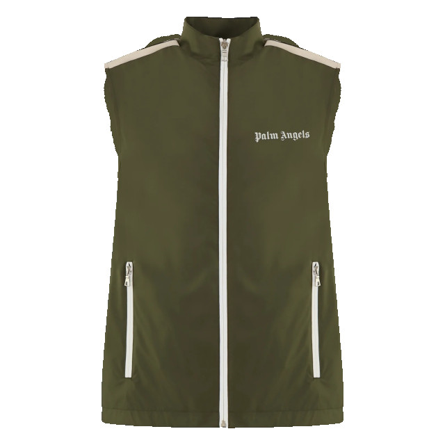 Palm Angels Heren classic logo vest military of PMEA217S22FAB001-5603 large