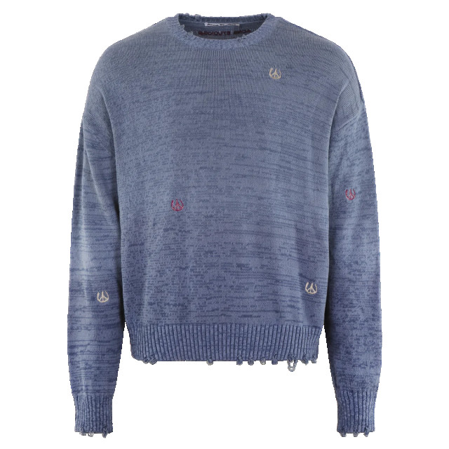 Acne Studios Heren fn-mn-knit000275 B60193-AAL-Denim blue large