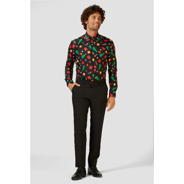 OppoSuits Shirt ls christmas icons OSSM-0019 large