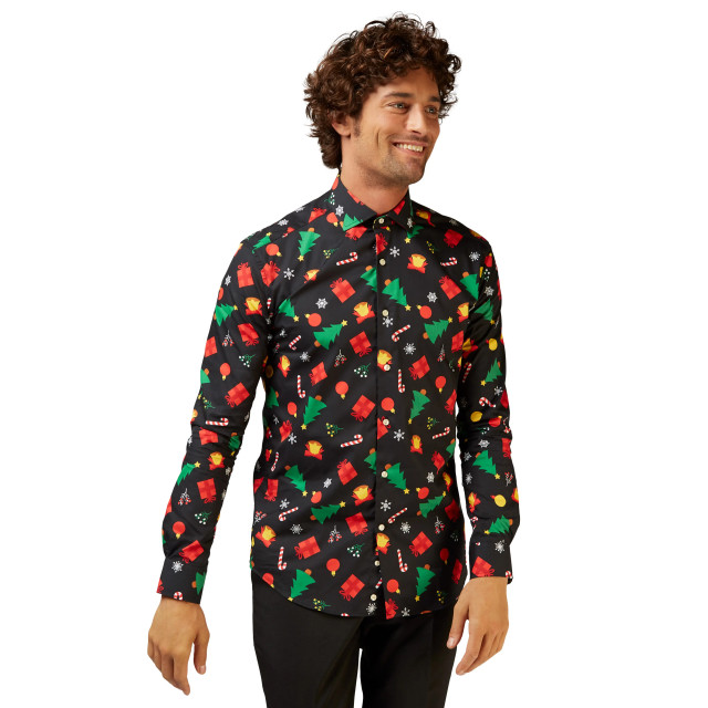 OppoSuits Shirt ls christmas icons OSSM-0019 large