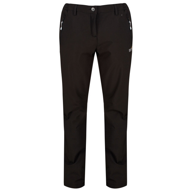 Regatta Grote buitenvrouwen/dames geo softshell ii lange beenbroek UTRG1027_black large