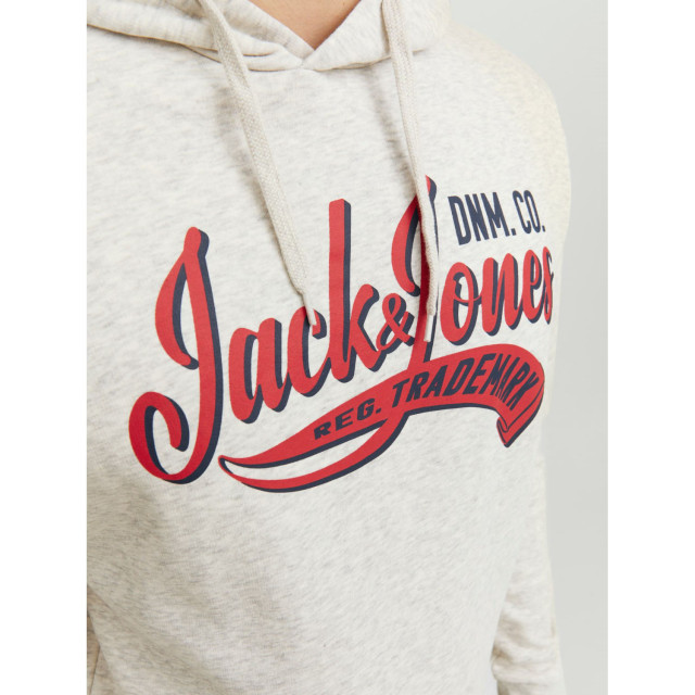 Jack & Jones Logo sweat hood 12233597-WHT-S large