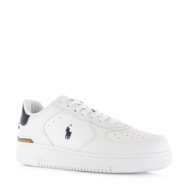 Polo Ralph Lauren Masters court sneakers white/navy lage sneakers unisex 809891791004 large