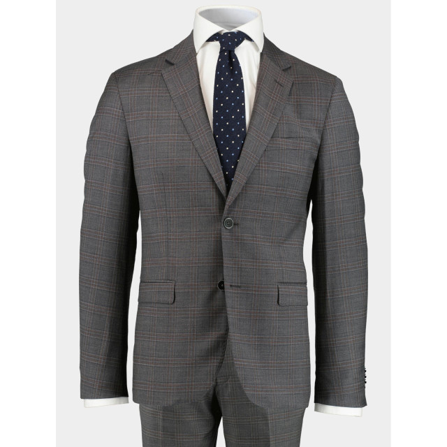 Bos Bright Blue Kostuum toulon suit drop 8 223028to36sb/940 grey 173300 large