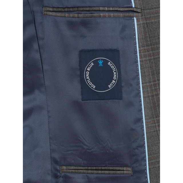 Bos Bright Blue Kostuum toulon suit drop 8 223028to36sb/940 grey 173300 large