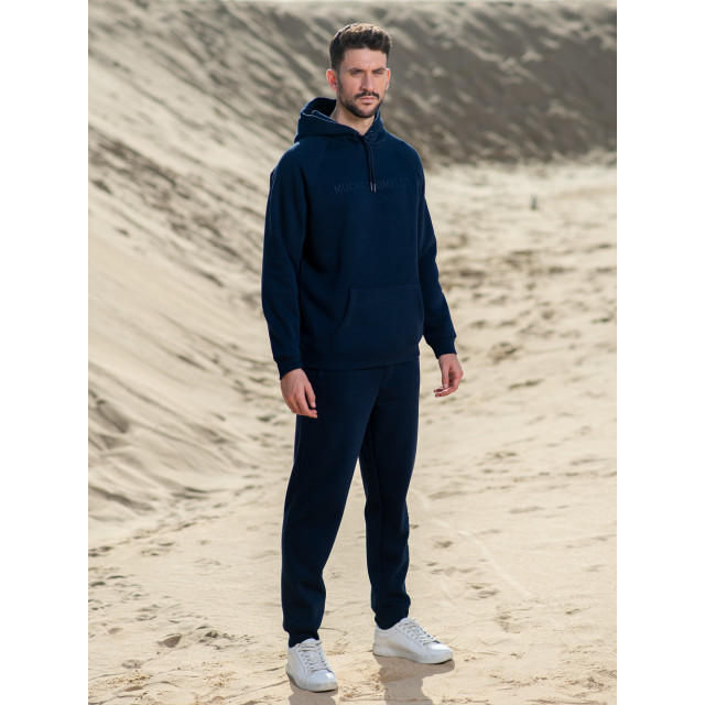 Muchachomalo Men embroidery hoodie navy SWEAT1140-11nl_nl large