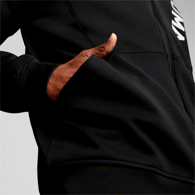 Puma fit double knit fz hoodie - 059940_990-M large